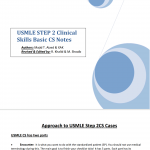 USMLE STEP 2 Clinical Skills Basic CS Notes