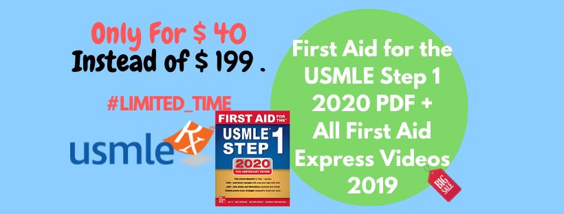 First Aid for the USMLE Step 1 2020 PDF Plus First Aid Express Step 1 2019