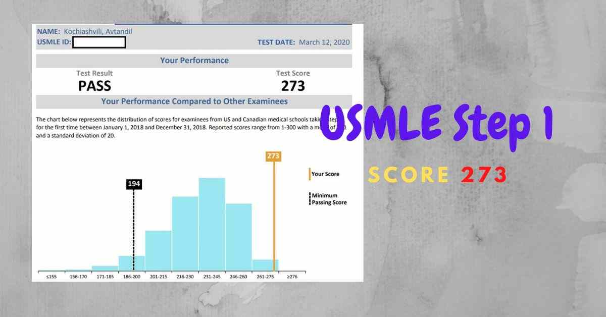USMLE Step 1 Experiences (2020)- Highest score 273
