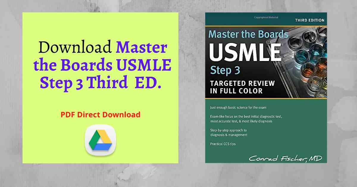 Download Master the Boards USMLE Step 3 Third ED. pdf