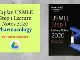 Kaplan USMLE Step 1 Lecture Notes 2020: Pharmacology PDF Direct Link