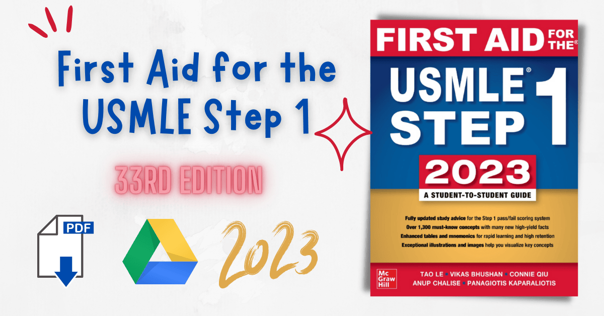 First Aid for the USMLE Step 1 2023 33rd Edition PDF
